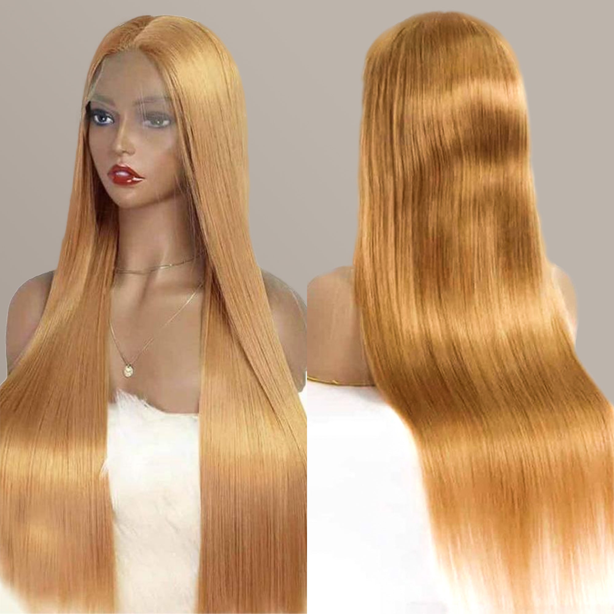 Wear & Go 15A Brazilian Premium Virgin Hair Straight HD Lace Front Wigs Glueless Wig