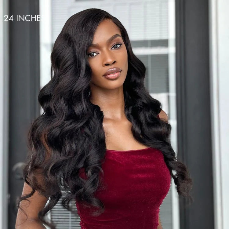 FABA Put On and Go Body Wave Glueless Wig 7x5 Pre Cut Lace Wig 180% Density Wig