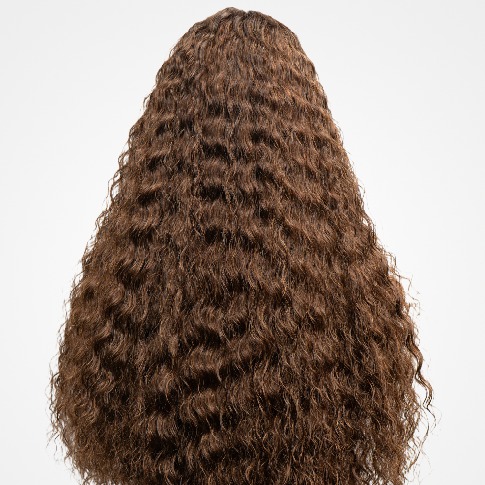 FABA 7x5 Lace Put On Go Pre-Braided Goddess Braid Brown Glueless Wigs Transparent Lace Wig Bleached Tiny Knots With Baby Hair