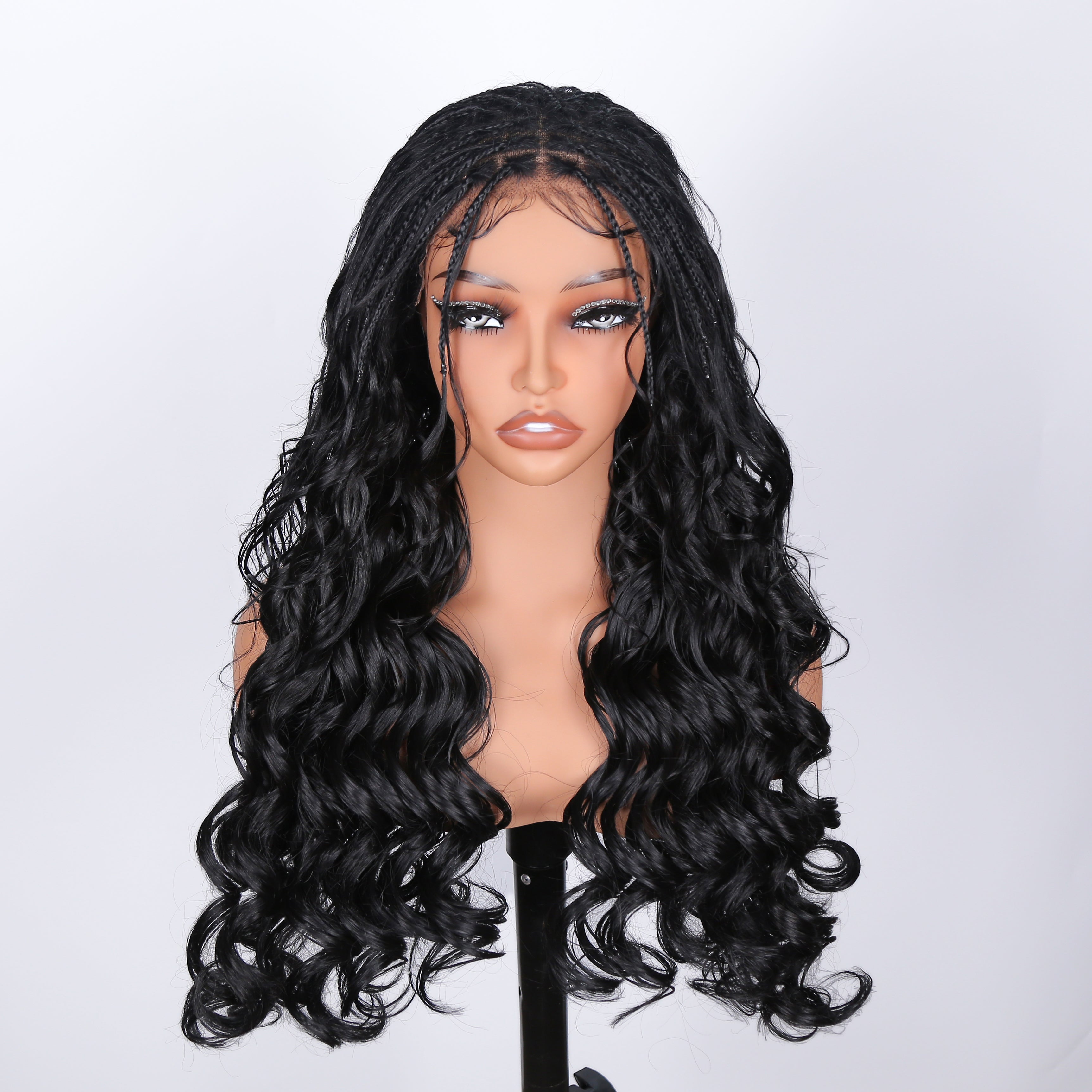 FABA Original | Put On and Go Pre Braided Body Wave Glueless Wig 9x6 Max Lace Goddess Braided Wig