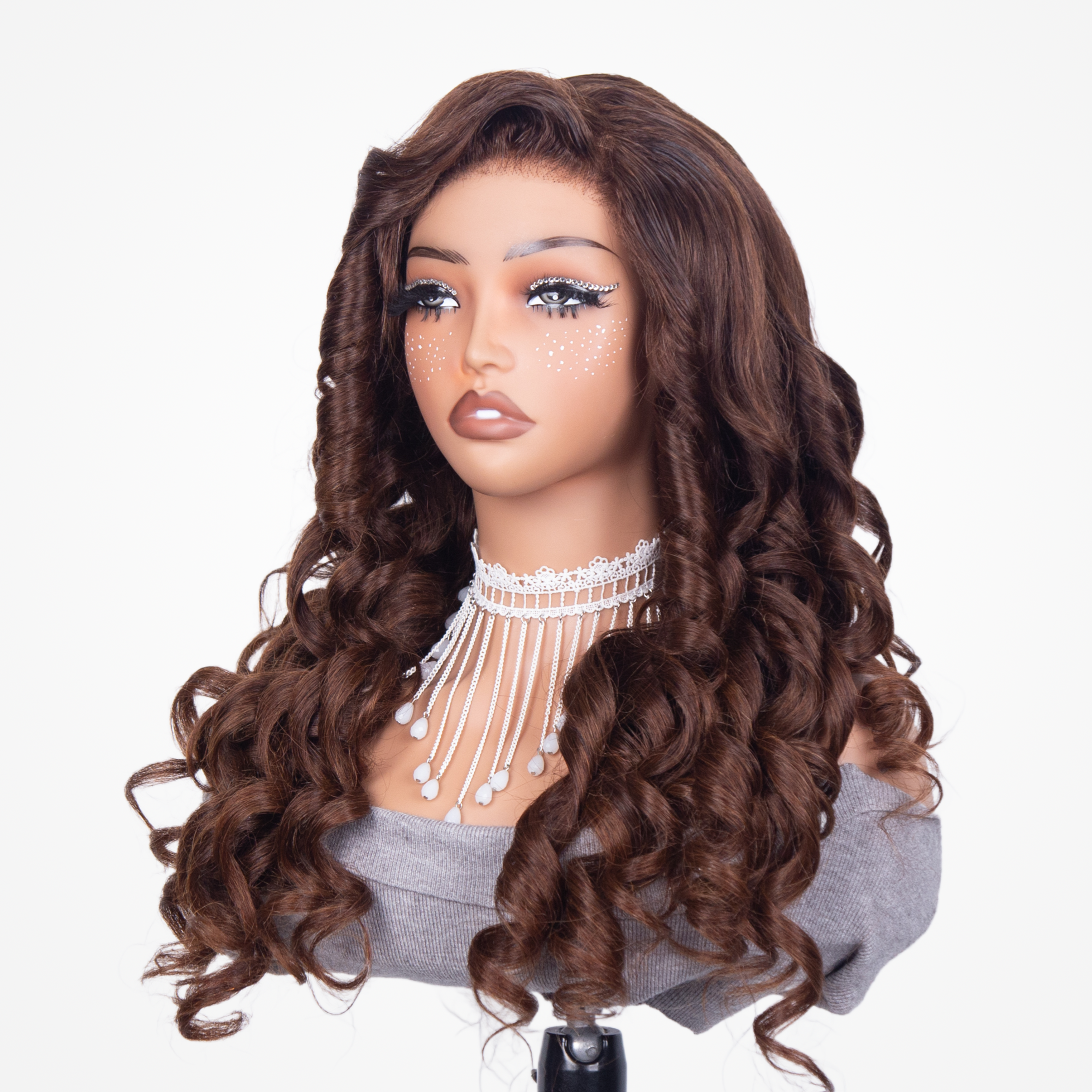 FABA Cpart PreMax 9x6 M-cap Glueless Wig Loose Wave Pre-Bleached Bye Bye Knots Wigs Natural Hairline