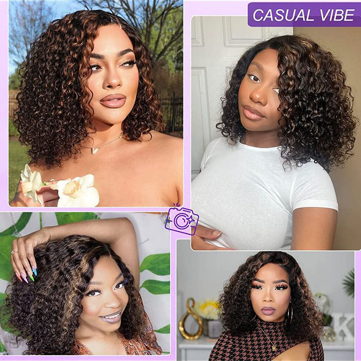 FABA Pre Style C Part Highlight Color Glueless 7x5/9x6 HD Lace Wig Human Hair Wigs