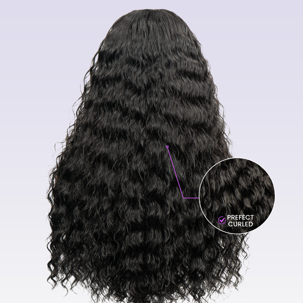 Pre-Styled Part Max 9x6 M-cap Glueless Wig Curly Wigs Pre-Bleached Bye Bye Knots Natural Hairline Wig