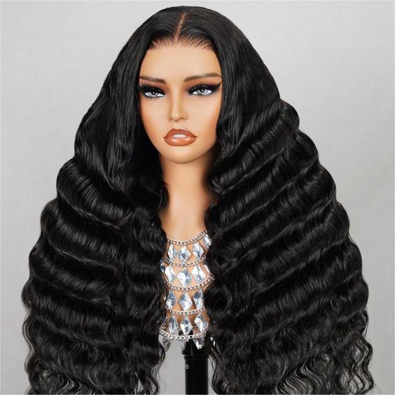 Glueless Wig Loose Deep Wave 13x4 Lace Front Wigs Human Hair Pre-Cut