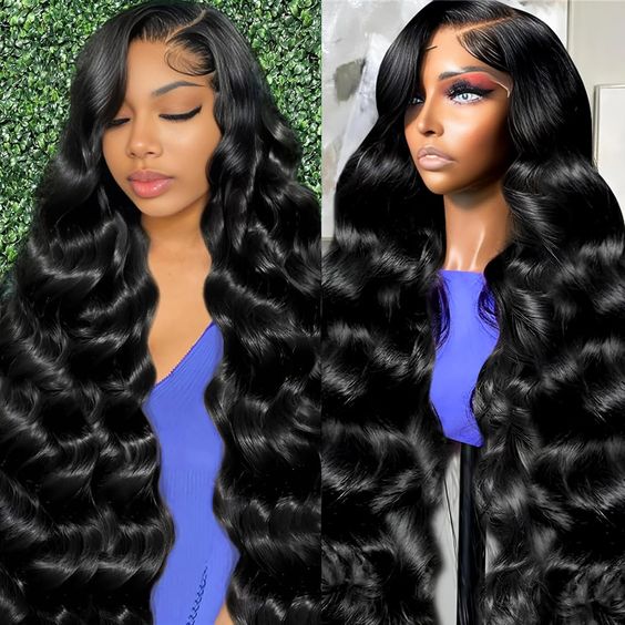 Glueless 3D Body Wave Hair Transparent Lace Front Wig Dome Breathable Cap Wigs