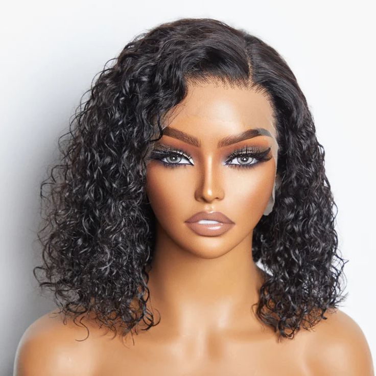 FABA 9x6 HD PreMax Lace Natural Black Loose Curly Glueless Wigs