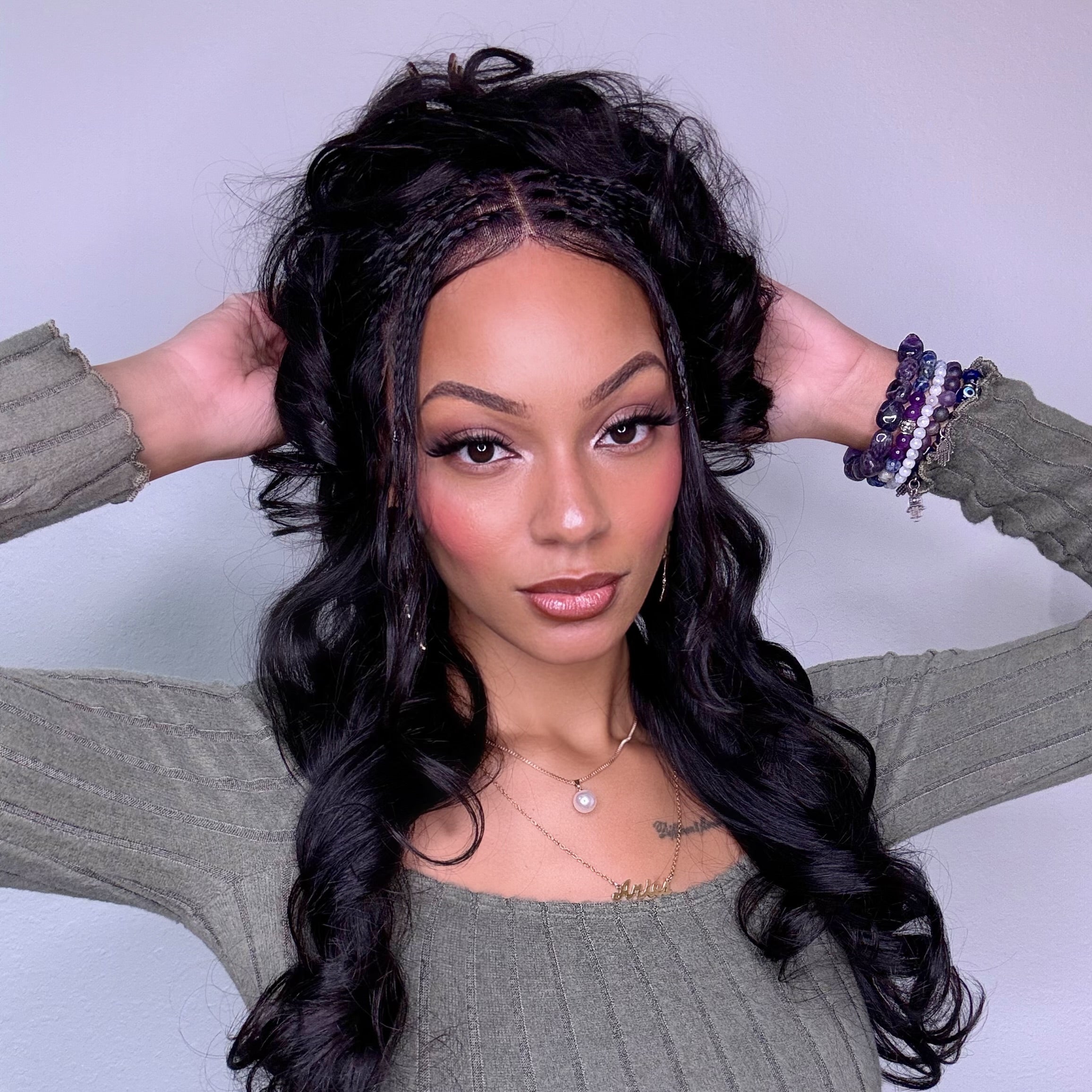 FABA Mermaid Braids Pre-Braided PreMarting 9x6 HD Lace Wig Wear GO Wigs With Bleached Bye Bye Knots