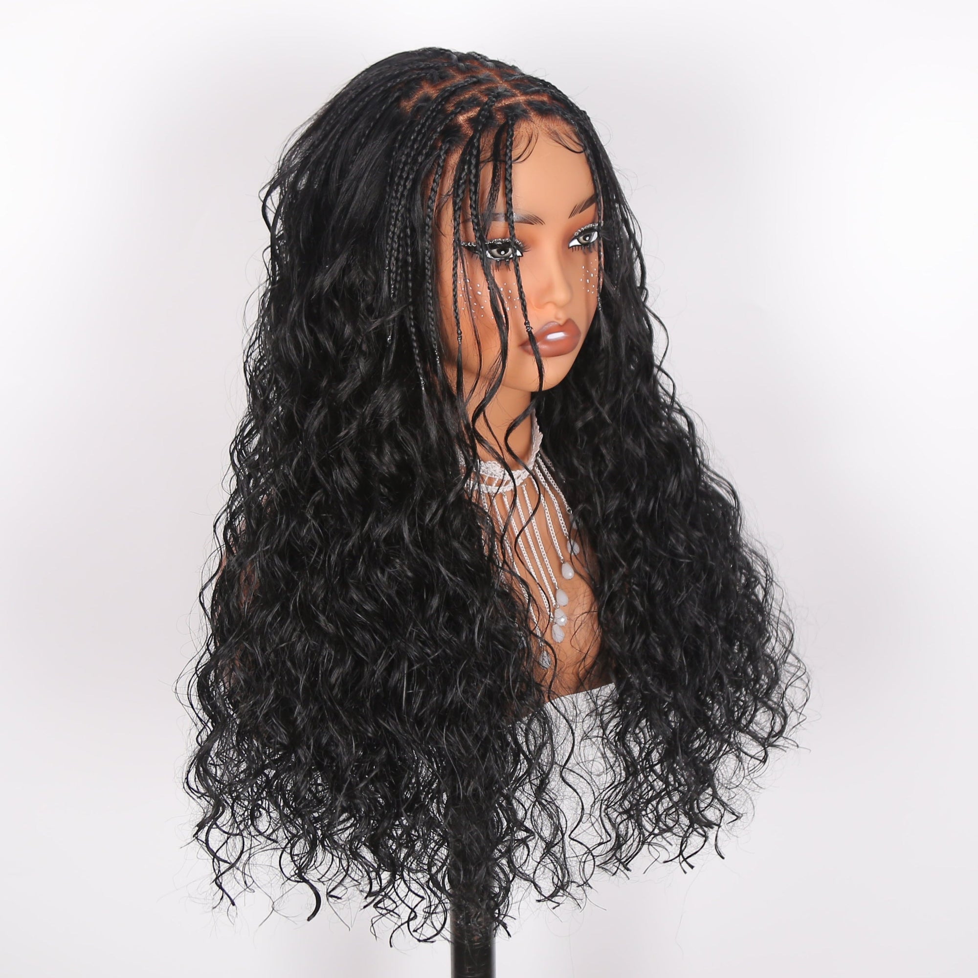 FABA Original | Put On and Go Pre Braided Glueless Wig 9x6 Max Lace Goddess Braided Wig