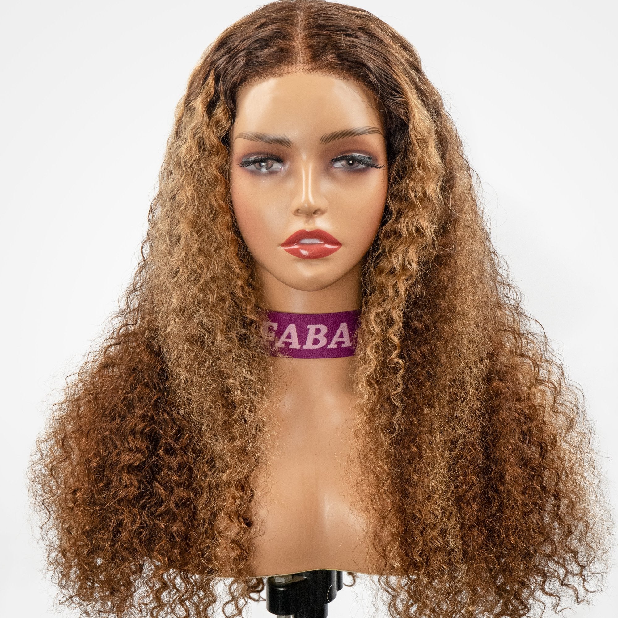 FABA 9x6 HD Lace Highlight Color Pre-Bleached Bye Bye Knots Glueless Wig Pre-Style Wigs Natural Hairline Wig