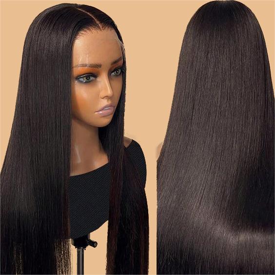 Faba 40 Inch Super Long Human Hair HD Front Lace Wig